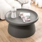 ArtissIn Coffee Table Mushroom Nordic Round Large Side Table 70CM Grey