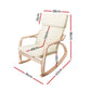 Artiss Fabric Rocking Armchair - Beige