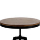 Artiss Elm Wood Round Dining Table - Dark Brown