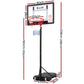 Everfit Adjustable Portable Basketball Stand Hoop System Rim