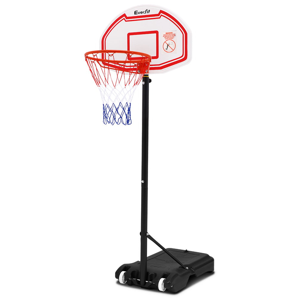 Pro Portable Basketball Stand System Hoop Height Adjustable Net Ring