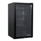 Devanti 98L Bar Fridge Glass Door Mini Freezer Fridges Countertop Beverage Commercial