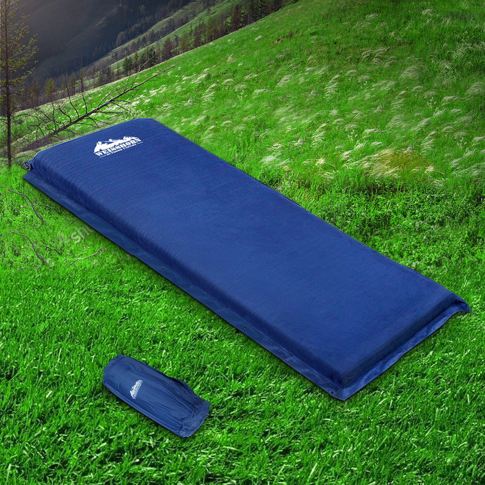 Weisshorn Single Size Self Inflating Matress - Blue