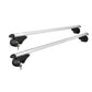 Universal Car Roof Rack 1360mm Cross Bars Aluminium Silver Adjustable Car 90kgs load Carrier