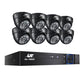 UL-tech CCTV Camera Home Security System 8CH DVR 1080P IP 8 Dome Cameras Long Range