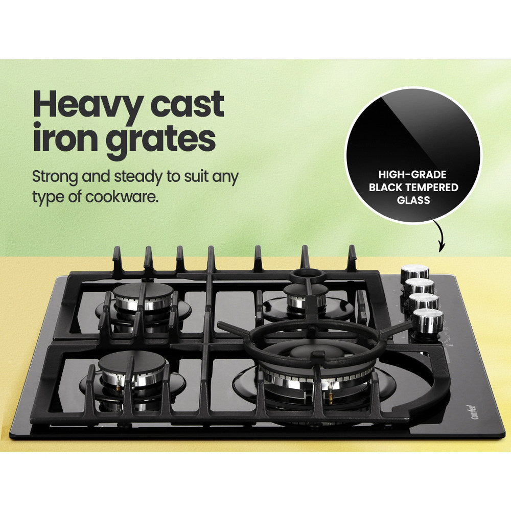 Comfee 60cm Gas Cooktop Stove 4 Burner Cooker