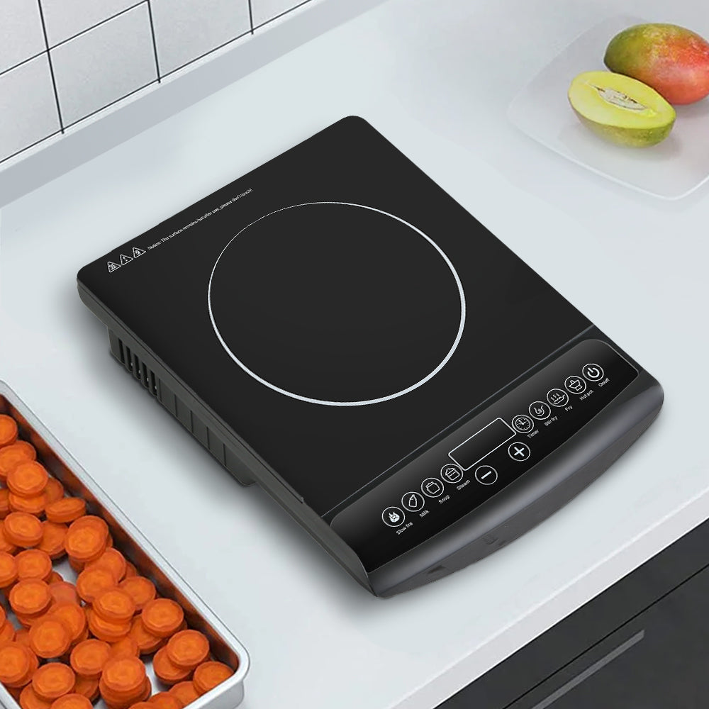 Devanti Electric Induction Cooktop Portable Ceramic Glass