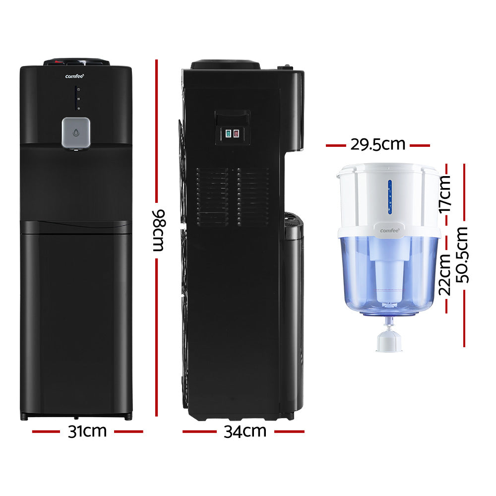 Comfee Water Cooler Dispenser Chiller Cold 15L Purifier Bottle Filter Black