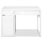 Artiss Metal Desk With Storage Cabinets - White