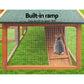 i.Pet Rabbit Hutch Chicken Coop Wooden Pet Hutch 169cm x 52cm x 72cm