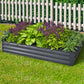 Greenfingers 180x90x30CM Galvanised Raised Garden Bed Steel Instant Planter