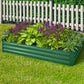 Greenfingers Garden Bed 2PCS 210X90X30cm  Galvanised Steel Raised Planter Green