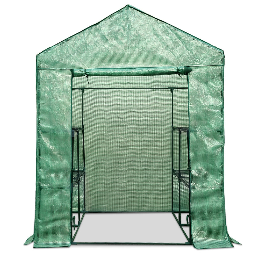 Greenfingers Greenhouse Green House Tunnel 2MX1.55M Garden Shed Storage Plant