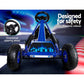 Rigo Kids Pedal Go Kart Car Ride On Toys Racing Bike Rubber Tyre Adjustable Seat