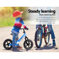 Rigo Kids Balance Bike Ride On Toys Push Bicycle Wheels Toddler Baby 12" Bikes Blue