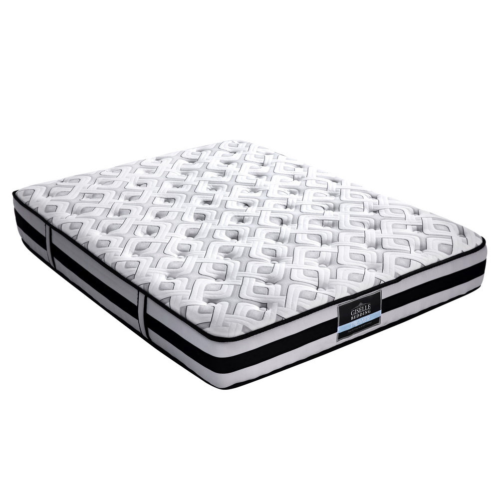 Giselle Bedding Rumba Tight Top Pocket Spring Mattress 24cm Thick Double