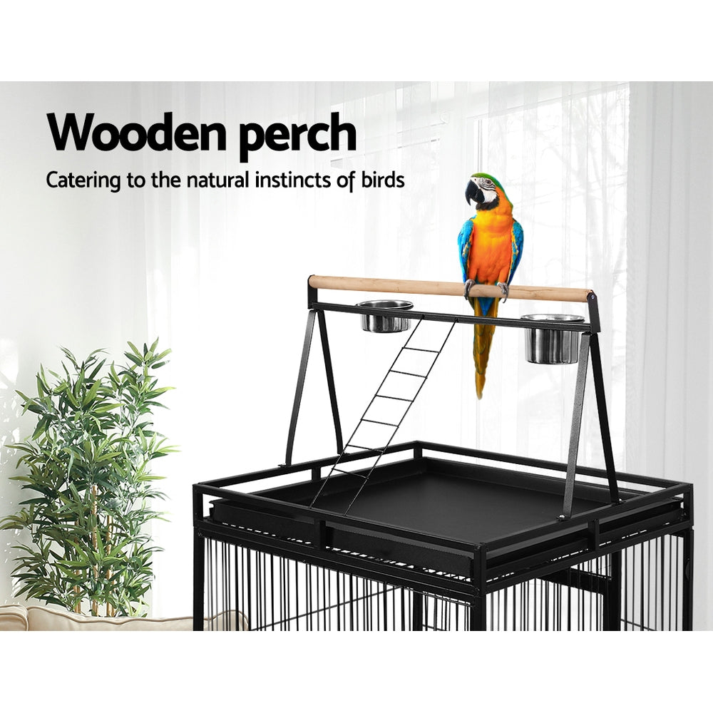 i.Pet Bird Cage Pet Cages Aviary 173CM Large Travel Stand Budgie Parrot Toys