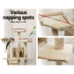 i.Pet Cat Tree 180cm Trees Scratching Post Scratcher Tower Condo House Furniture Wood Beige