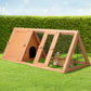 i.Pet Rabbit Hutch Wooden Chicken Coop Pet Hutch 119cm x 51cm x 44cm