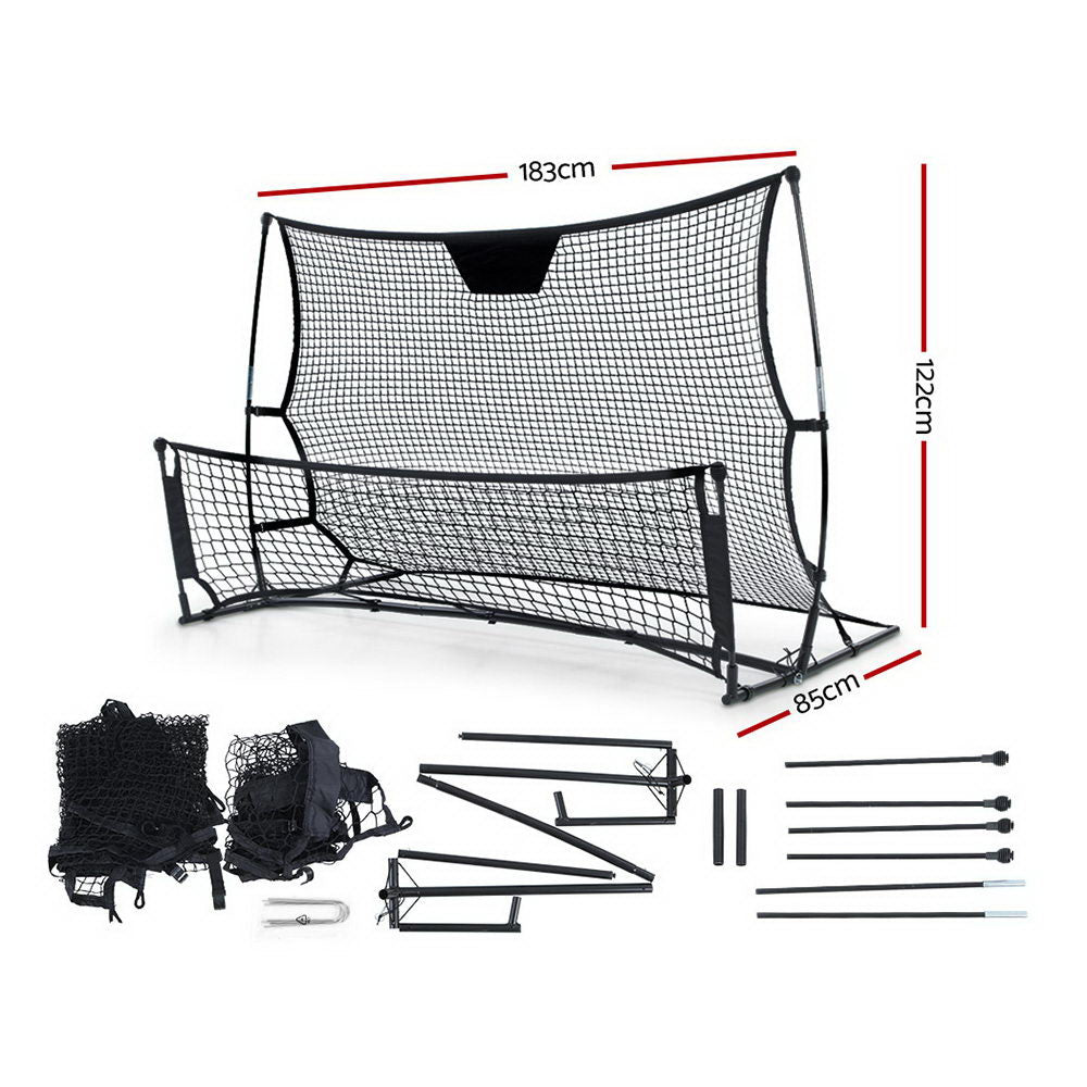 Everfit Portable Soccer Rebounder Net Volley Training Football Goal Pass Trainer