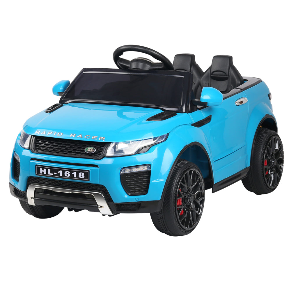 Rigo Ride On Car Toy Kids Electric Cars 12V Battery SUV Blue