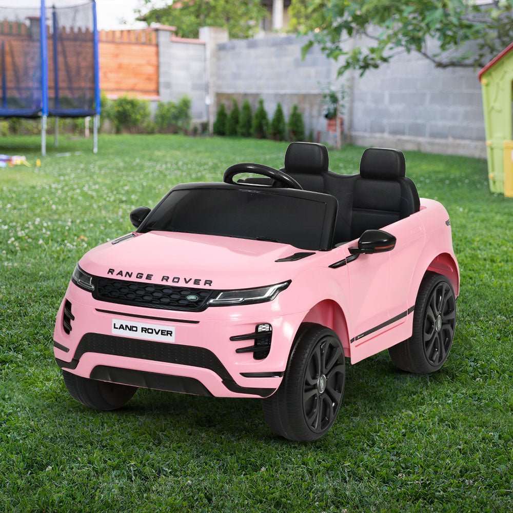 Kids Ride On Car Licensed Land Rover 12V Electric Car Toys Battery Remote Pink