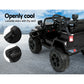 Rigo Kids Ride On Car Electric 12V Car Toys Jeep Battery Remote Control Black