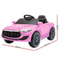 Rigo Kids Ride On Car Battery Electric Toy Remote Control Pink Cars Dual Motor