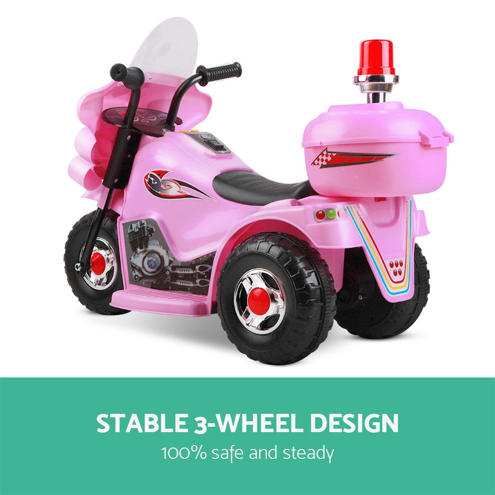 Rigo Kids Ride On Motorbike Motorcycle Car Pink