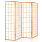 Artiss Room Divider Screen Wood Timber Dividers Fold Stand Wide Beige 4 Panel