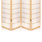 Artiss Room Divider Screen Wood Timber Dividers Fold Stand Wide Beige 4 Panel