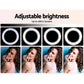 Embellir Ring Light 19" LED 6500K 5800LM Dimmable Diva With Stand Silver