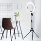 Embellir 14" LED Ring Light 5600K 3000LM Dimmable Stand MakeUp Studio Video