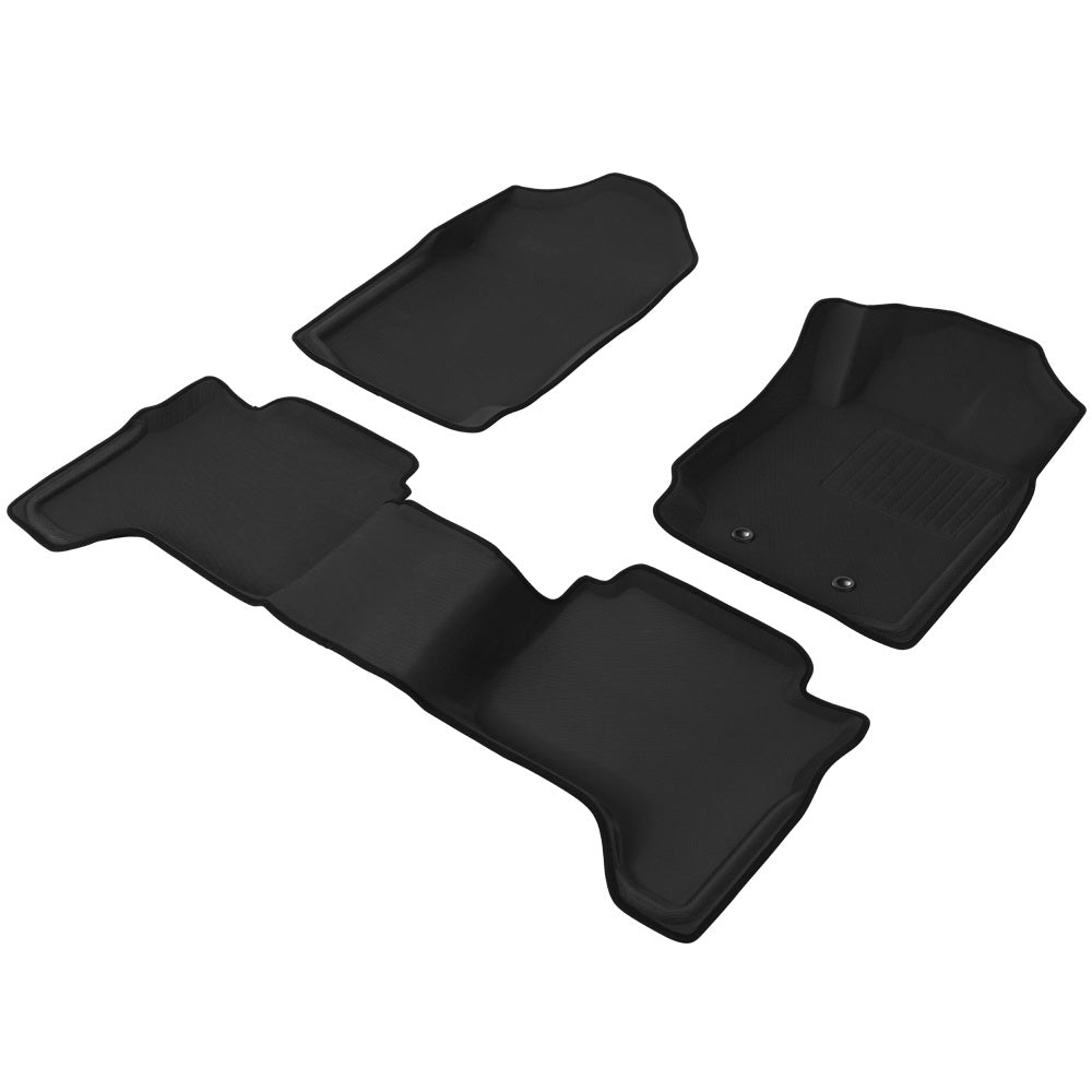 Weisshorn Car Floor Mats Rubber For Ford Ranger PX PX2 PX3 Dual Cab 2011-2019 3D