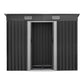 Giantz Garden Shed Outdoor Storage Sheds 2.38x1.31M Tool Metal Base House Grey