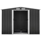 Giantz Garden Shed Outdoor Storage Sheds 2.6x3.9x2M Workshop Metal Base Grey