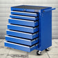 Giantz Tool Chest and Trolley Box Cabinet 7 Drawers Cart Garage Storage Blue