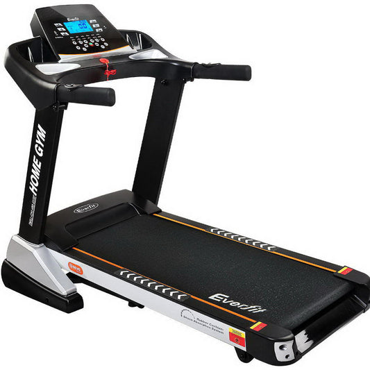 Everfit Electric Treadmill 48cm Incline Running Home Gym Fitness Machine Black