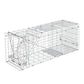 Humane Animal Trap Cage 94 x 34 x 36cm  - Silver