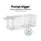 Humane Animal Trap Cage 94 x 34 x 36cm  - Silver