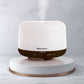 Milano Decor Mood Light Diffuser 500ml Ultrasonic Humidifier With 3 Pack Oils - Dark Wood