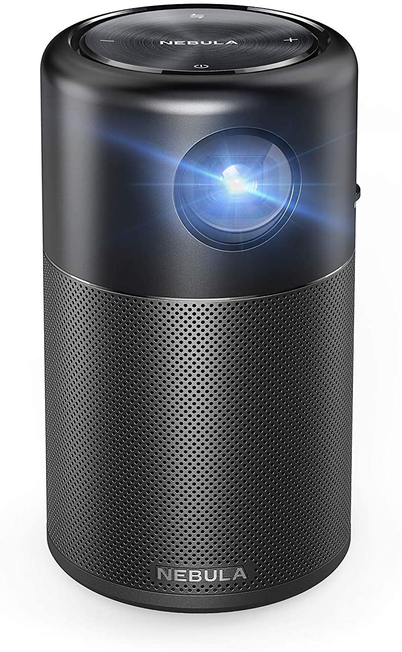 ANKER Nebula Projector Capsule the Smart Wi-Fi Mini Portable Projector with 100 ANSI Lumen 360 Speaker