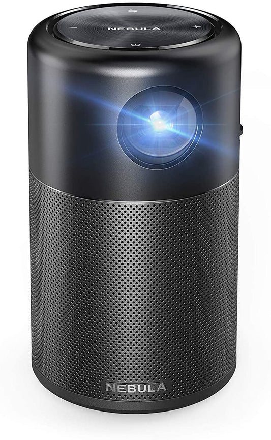 ANKER Nebula Projector Capsule the Smart Wi-Fi Mini Portable Projector with 100 ANSI Lumen 360 Speaker