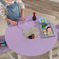 Round Table and 2 Chair Set for children (Lavender)