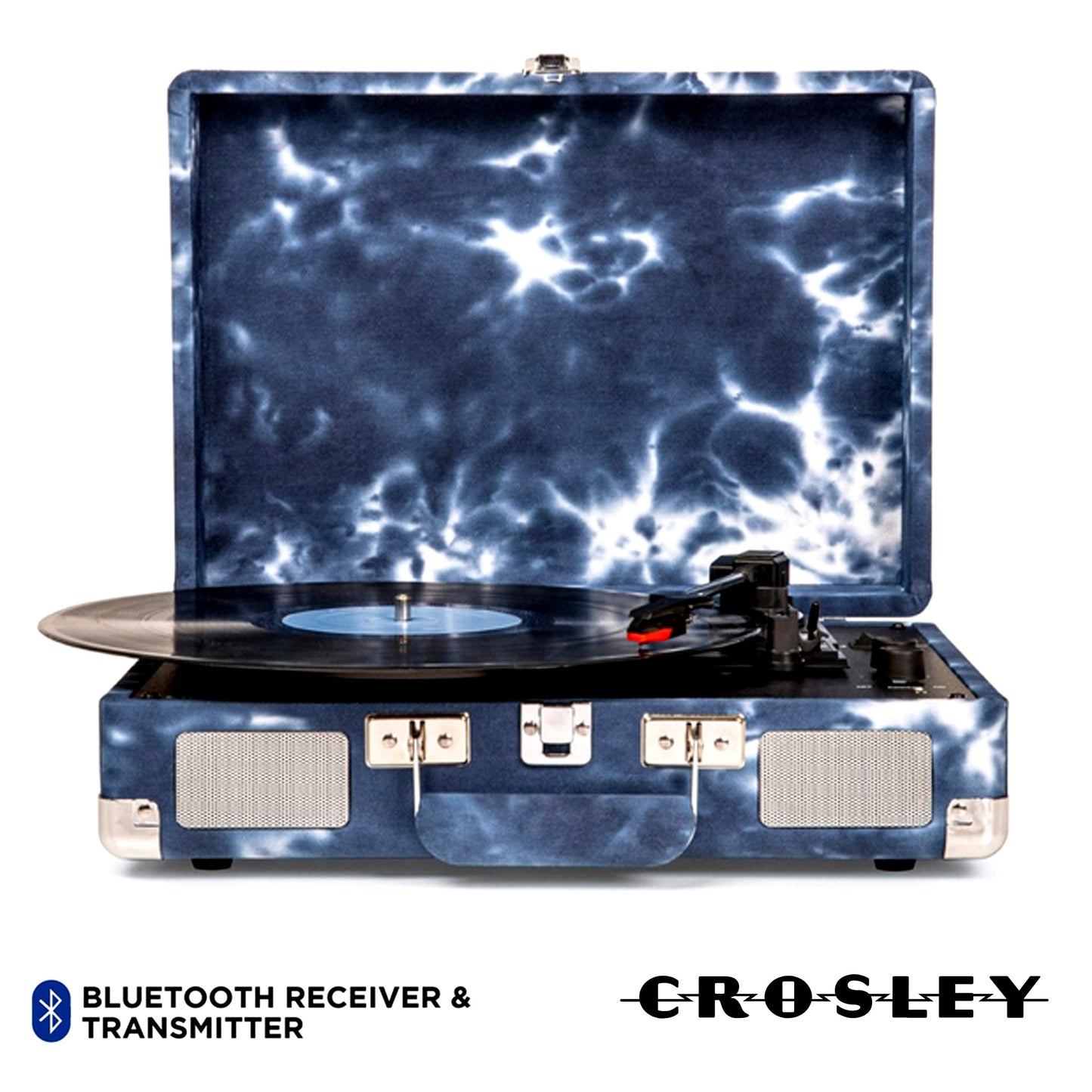 Crosley Cruiser Plus Bluetooth Turntable 3 Speed Indigo Blue