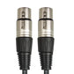Precision Audio 5 Pack XLR to XLR Braided Studio Microphone Lead Low Noise Silver MLEADWEAVE10 10m