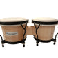 Precision Audio 6.5" 5.5" Set Of Bongo Drums Hand Percussion Natural Finish Tunable BONGO1