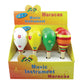 Box of 8 Maracas Kids Educational Wooden Hand Painted Bulk GD6068