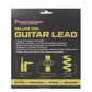 Precision Audio 5 Pack 1/4" To 1/4" 6.35mm Deluxe Coil Studio Guitar Lead Straight to Straight GLEADC3 3m
