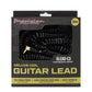 Precision Audio 5 Pack 1/4" To 1/4" 6.35mm Deluxe Coil Studio Guitar Lead Straight to Straight GLEADC3 3m